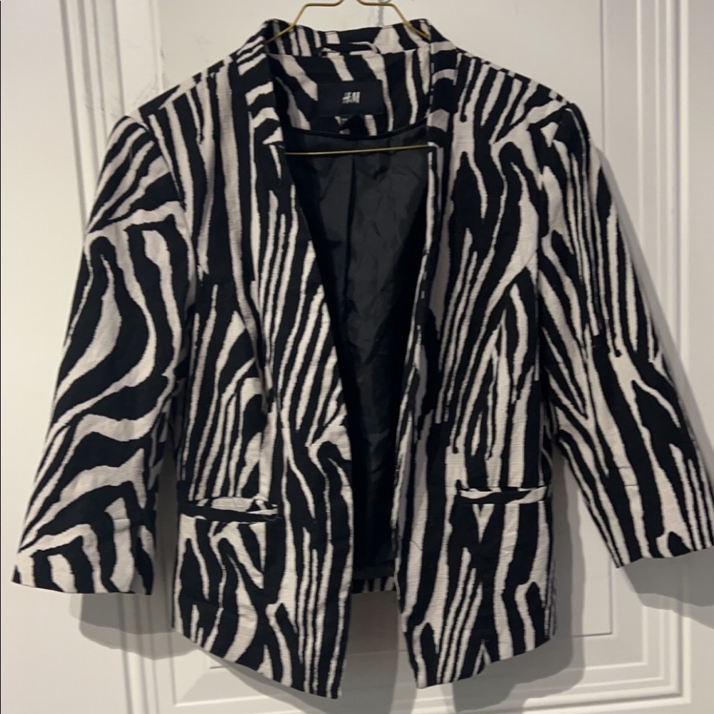 Zara Zebra Blazer